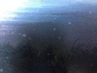Beneath the Midnight Skies 1989 36x18 Original Painting by Roy Tabora - 1 Beneath the Midnight Skies 1989 36x18 Original Painting by Roy Tabora - 1