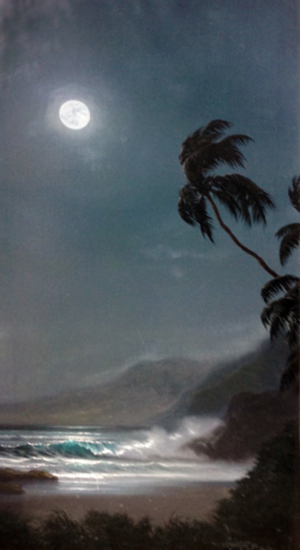 Beneath the Midnight Skies 1989 36x18 Original Painting by Roy Tabora Beneath the Midnight Skies 1989 36x18 Original Painting by Roy Tabora