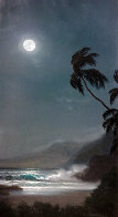 Beneath the Midnight Skies 1989 36x18 Original Painting by Roy Tabora - 0 Beneath the Midnight Skies 1989 36x18 Original Painting by Roy Tabora - 0