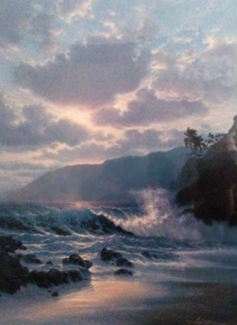 Island Rapture 1991 w Remarque Limited Edition Print by Roy Tabora