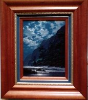 Azure Dreams 2006 17x21 Original Painting by Roy Tabora - 2 Azure Dreams 2006 17x21 Original Painting by Roy Tabora - 2