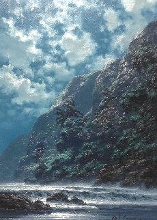 Azure Dreams 2006 17x21 Original Painting - Roy Tabora Azure Dreams 2006 17x21 Original Painting - Roy Tabora