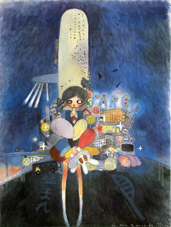 Little Stars of City Child 2006 Limited Edition Print - Aya Takano Little Stars of City Child 2006 Limited Edition Print - Aya Takano