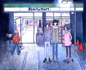 Convenience Store 2006 Limited Edition Print - Aya Takano Convenience Store 2006 Limited Edition Print - Aya Takano