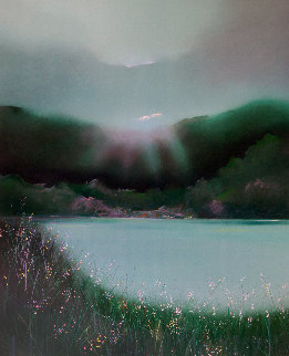 Lake Arakat AP 1983 Limited Edition Print - Seikichi Takara Lake Arakat AP 1983 Limited Edition Print - Seikichi Takara