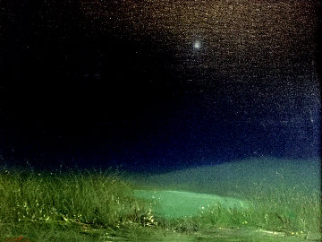 Solitude 1974 21x27 (Early Painting) Original Painting - Seikichi Takara Solitude 1974 21x27 (Early Painting) Original Painting - Seikichi Takara