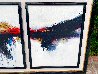 Untitled Abstract Triptych 1988 43x92 - Huge - Mural Size Original Painting by Seikichi Takara - 3