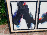 Untitled Abstract Triptych 1988 43x92 Original Painting by Seikichi Takara - 4 Untitled Abstract Triptych 1988 43x92 Original Painting by Seikichi Takara - 4