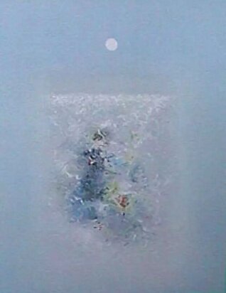 Tranquility 1983 - Huge 42x35 by Seikichi Takara