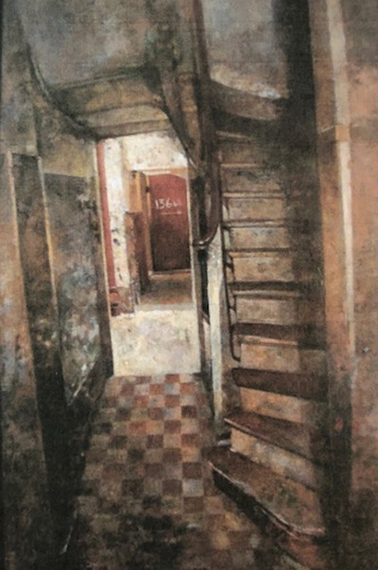 l'Esca Liere 136 Bis 2003 26x17 Original Painting by Chiu Tak Hak l'Esca Liere 136 Bis 2003 26x17 Original Painting by Chiu Tak Hak