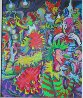 Life in a Clown Tent 31x27 Original Painting by James Talmadge - 1