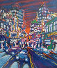 City Exploring And Rainy Night, Set of 2 Paintings  1996 29x25 Original Painting by James Talmadge - 1