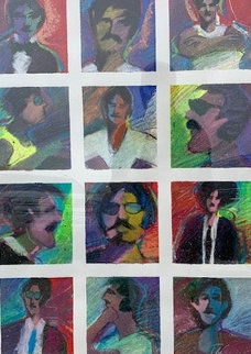 Past Presidents of the Hair Club For Men 1989 Original Painting - James Talmadge Past Presidents of the Hair Club For Men 1989 Original Painting - James Talmadge