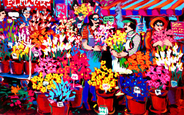 Flower Shop Limited Edition Print - James Talmadge Flower Shop Limited Edition Print - James Talmadge