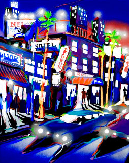 Hollywood Hotel AP 1990 Limited Edition Print - James Talmadge Hollywood Hotel AP 1990 Limited Edition Print - James Talmadge
