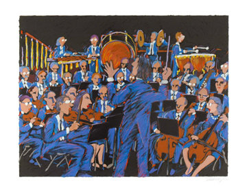 Concert In Blue Limited Edition Print - James Talmadge Concert In Blue Limited Edition Print - James Talmadge
