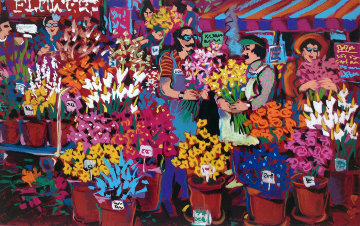 Flower Shop Limited Edition Print - James Talmadge Flower Shop Limited Edition Print - James Talmadge