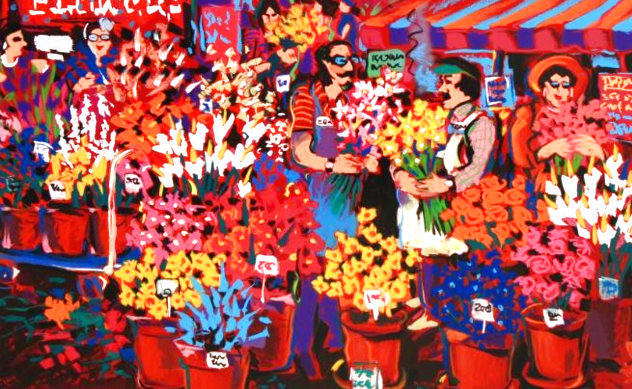 Flower Shop Limited Edition Print by James Talmadge