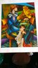Woman with a Gramophone - Giclee on Canvas Limited Edition Print by Tamara Dolidze - 1