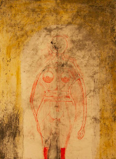Femme En Rouge 1969  Limited Edition Print - Rufino Tamayo