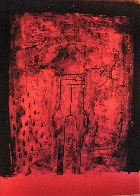 Mujer Con Brazos PP 1969 Limited Edition Print by Rufino Tamayo - 1 Mujer Con Brazos PP 1969 Limited Edition Print by Rufino Tamayo - 1