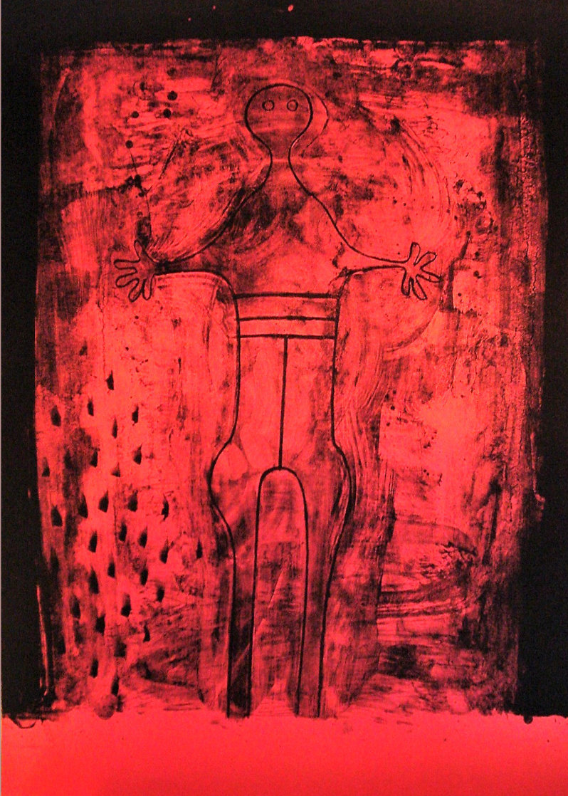 Mujer Con Brazos PP 1969  Limited Edition Print by Rufino Tamayo