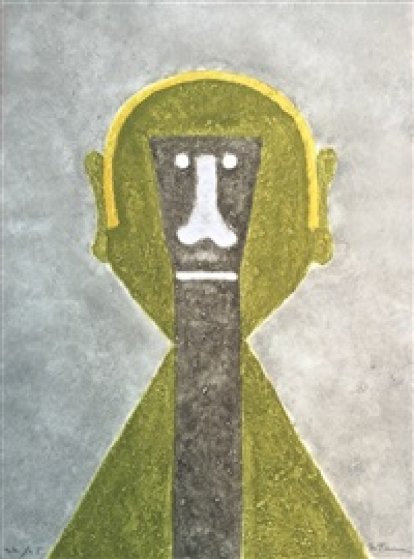 Cabeza En Amarillo Or Hombre En Vert 1976 Limited Edition Print by Rufino Tamayo Cabeza En Amarillo Or Hombre En Vert 1976 Limited Edition Print by Rufino Tamayo