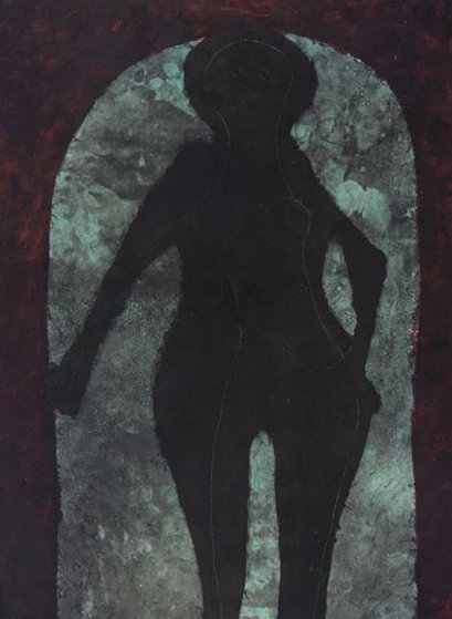 Mujer En Negro 1976 Limited Edition Print by Rufino Tamayo Mujer En Negro 1976 Limited Edition Print by Rufino Tamayo