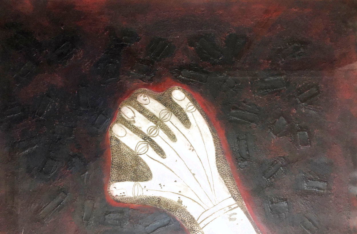 Mano Blanca Limited Edition Print by Rufino Tamayo Mano Blanca Limited Edition Print by Rufino Tamayo