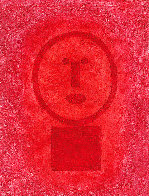 Cara En Rojo 1977 Limited Edition Print by Rufino Tamayo - 0
