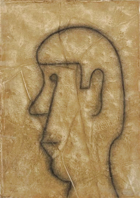 Profile on Stucco 1977 HS Limited Edition Print by Rufino Tamayo