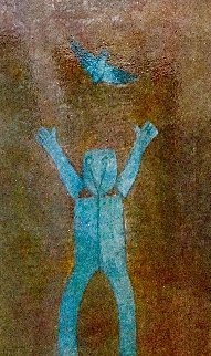 Liberated Bird 1985 - Huge Limited Edition Print - Rufino Tamayo Liberated Bird 1985 - Huge Limited Edition Print - Rufino Tamayo