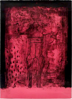 From the Mujer Suite: Affiche Avant Lettre 1969 - Huge Limited Edition Print - Rufino Tamayo