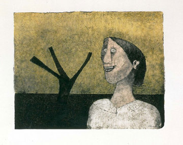Smiling Woman (Mujer Sonriente) 1989 Limited Edition Print - Rufino Tamayo Smiling Woman (Mujer Sonriente) 1989 Limited Edition Print - Rufino Tamayo