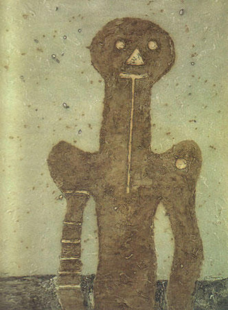Torso (Olive Background) 1975 Limited Edition Print by Rufino Tamayo