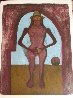 Femme Au Collant Rose (Mujer Con Mallas Rosas) 1969 Limited Edition Print by Rufino Tamayo - 1