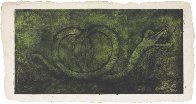 Quetzalcoatl (P. 248) 1978 mixographia 27x52 Limited Edition Print by Rufino Tamayo - 1 Quetzalcoatl (P. 248) 1978 mixographia 27x52 Limited Edition Print by Rufino Tamayo - 1