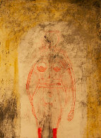 Femme En Rouge 1969 Limited Edition Print by Rufino Tamayo - 0 Femme En Rouge 1969 Limited Edition Print by Rufino Tamayo - 0