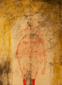 Femme En Rouge 1969  Limited Edition Print - Rufino Tamayo