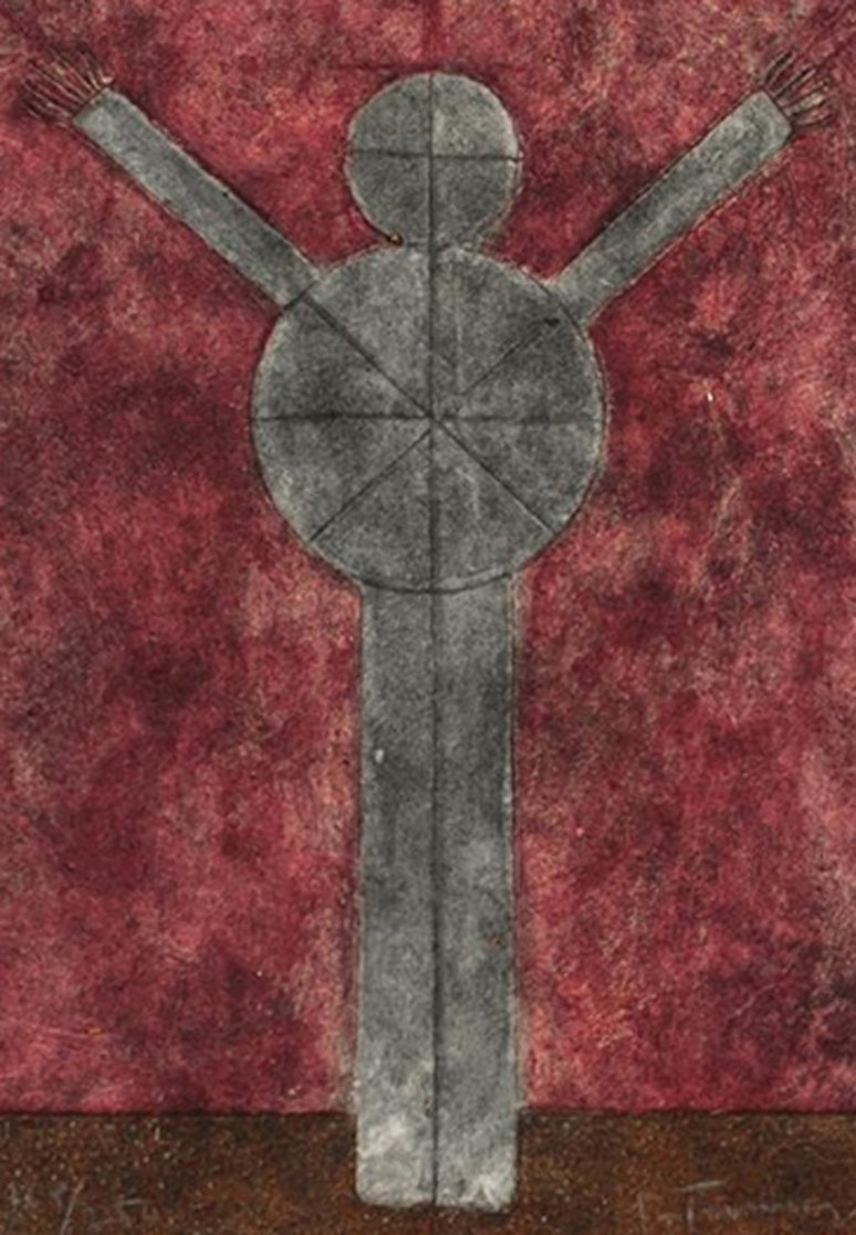 Hombre II 1981 Limited Edition Print by Rufino Tamayo Hombre II 1981 Limited Edition Print by Rufino Tamayo