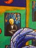 No Silent Knight 2005 39x33 Original Painting by Jacques Tange - 5 No Silent Knight 2005 39x33 Original Painting by Jacques Tange - 5