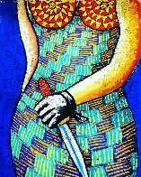 Anniversary, Madonna 60, Cut the Cake Party Girl! 2018 43x28 Super Huge Works on Paper (not prints) by Jacques Tange - 0 Anniversary, Madonna 60, Cut the Cake Party Girl! 2018 43x28 Super Huge Works on Paper (not prints) by Jacques Tange - 0