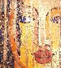Golden Veil 2019 43x39 Original Painting by Jacques Tange - 1