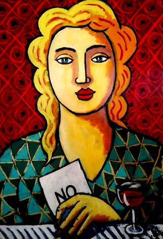 Small Letter of Rejection 2020 36x27 Original Painting - Jacques Tange