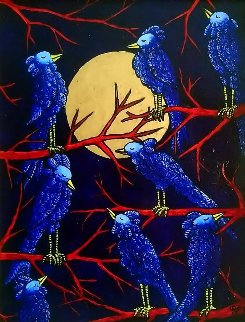 Winters End 2020 28x22 Original Painting - Jacques Tange Winters End 2020 28x22 Original Painting - Jacques Tange