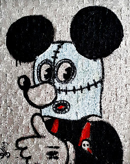 Anonymouse 2019 25x21 Original Painting - Jacques Tange Anonymouse 2019 25x21 Original Painting - Jacques Tange