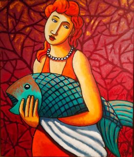 Real Gold 2015 41x35 Super Huge Original Painting - Jacques Tange Real Gold 2015 41x35 Super Huge Original Painting - Jacques Tange