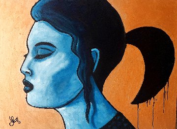 Ice Age (Melting) Original 2021 40x55 Huge Original Painting - Jacques Tange Ice Age (Melting) Original 2021 40x55 Huge Original Painting - Jacques Tange
