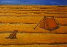Desert Dwelling 2014 39x56 Huge Original Painting by Jacques Tange - 1