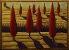 Occupied Earth 1997 39x55 Original Painting by Jacques Tange - 1 Occupied Earth 1997 39x55 Original Painting by Jacques Tange - 1